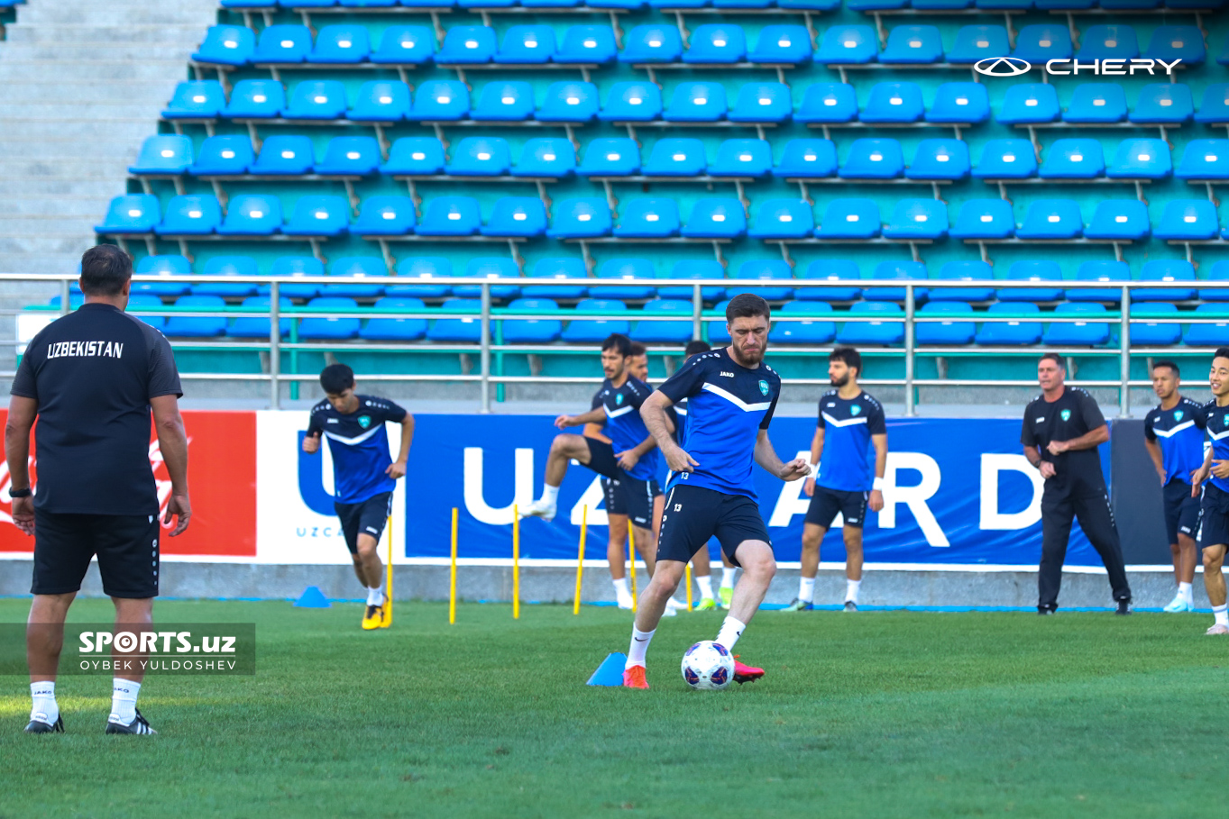 Uzbekistan national team. Trenirovka 02.09.2024